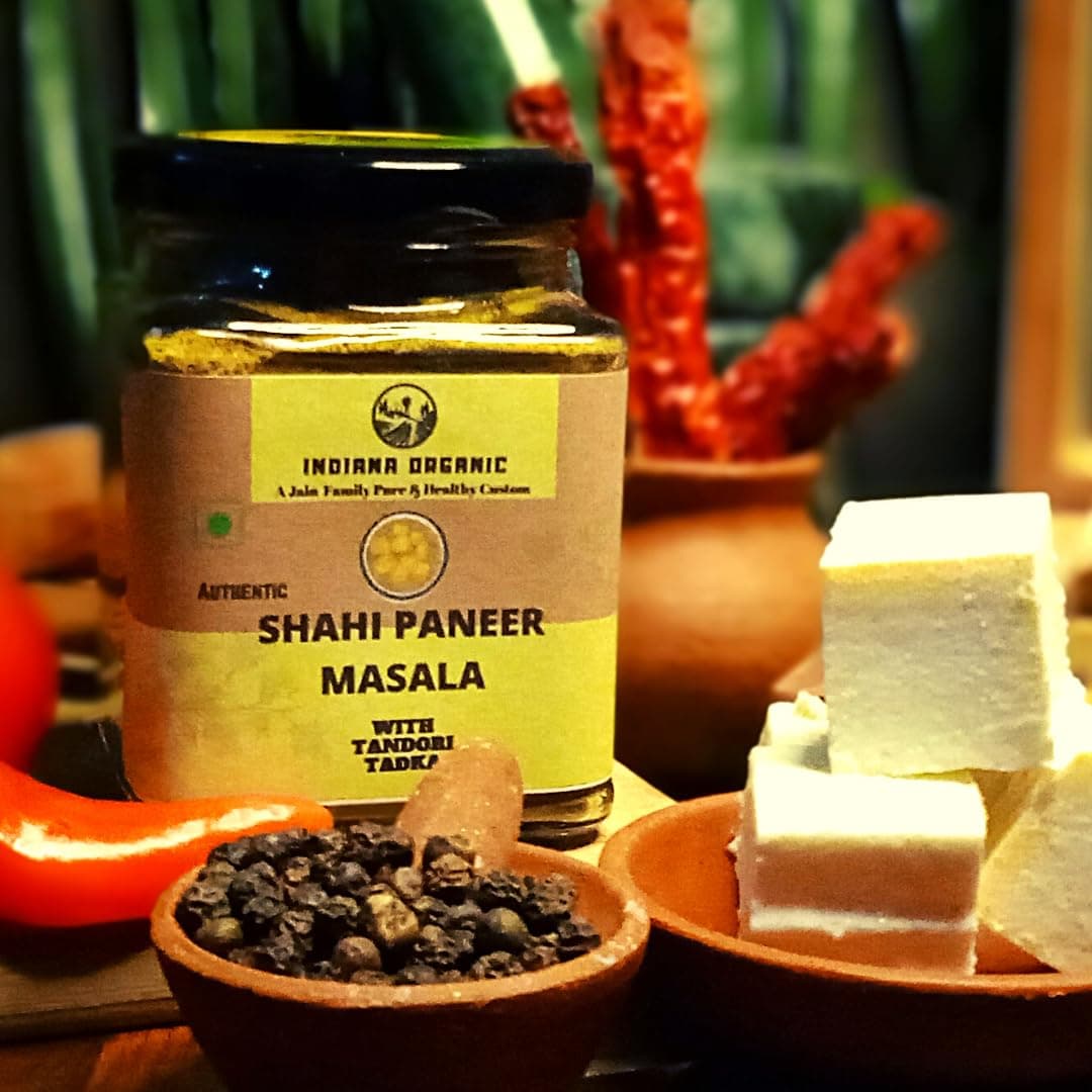 Indiana Organic - Shahi Paneer Masala Powder | with Tandoori Tadka - 150 Gram | No Onion & Garlic | Freshly Ground Packed on Order — image 2