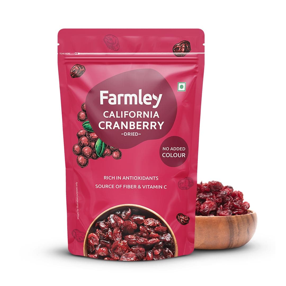 Farmley Dried Cranberry I 200 Gram, Pack Of 1 I Dried Fruit, Berries, High Nutrient And Antioxidant No Added Preservatives — image 4