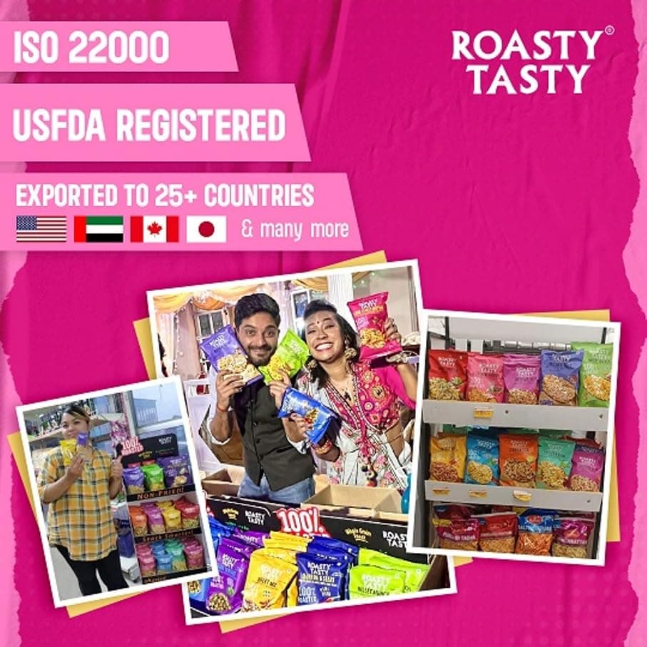Roasty Tasty Cornflakes Mixture Roasted Namkeen 200 G | Palm Oil Free Snack | Replacement of Fried Namkeen & Bhujiya | Ideal Millet Namkeen | Low Calorie Snacks - Roasted Namkeen — image 5