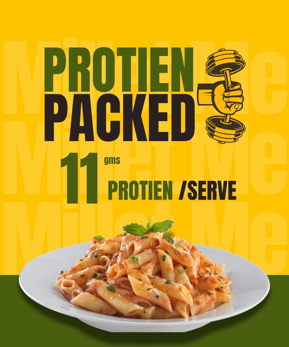 Millet Me by Kuizeens Jowar Moringa Pasta - 230g (Pack of2)| Gluten-Free & Nutrient-Rich | Rich In Protein | Easy-to-Make | Healthy Alternative for Wholesome Meals | Jain | No Onion & Garlic — image 4