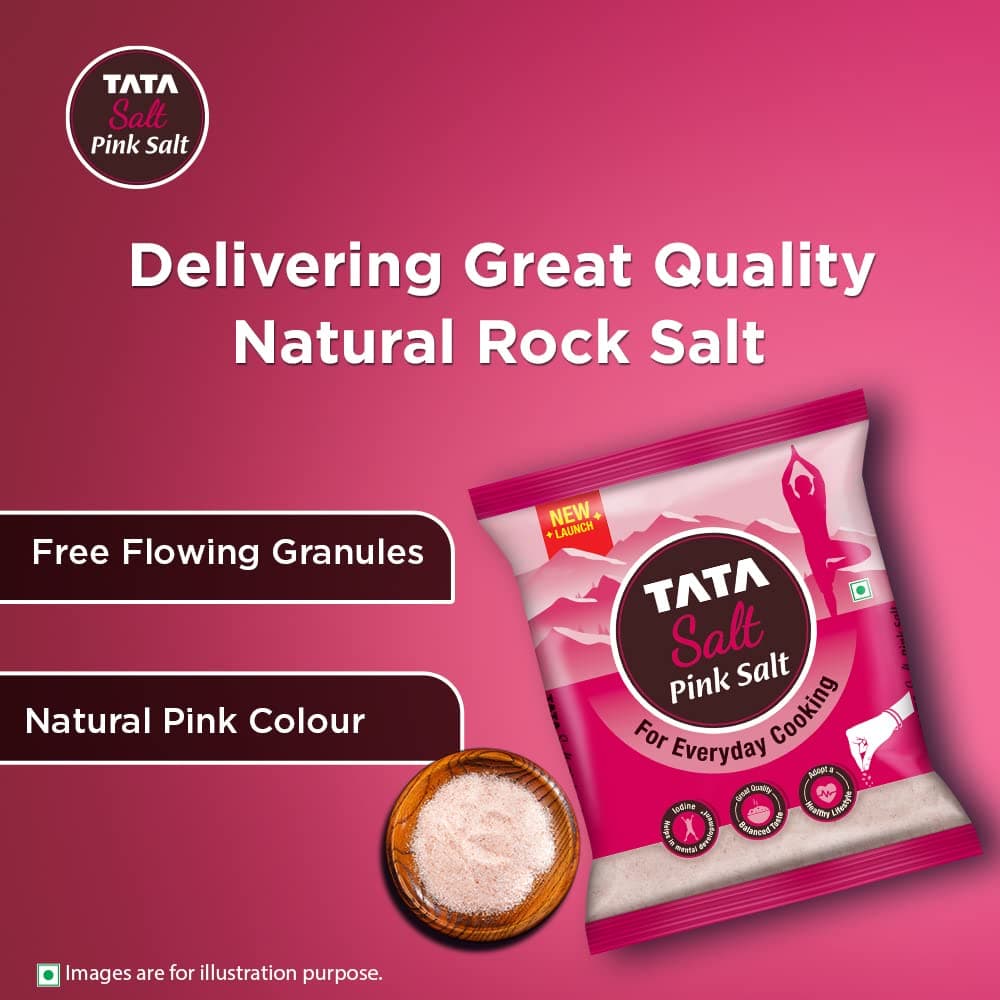 Tata Salt Pink Salt, 1kg, Rock Salt for Everyday Cooking, Sendha Salt — image 6