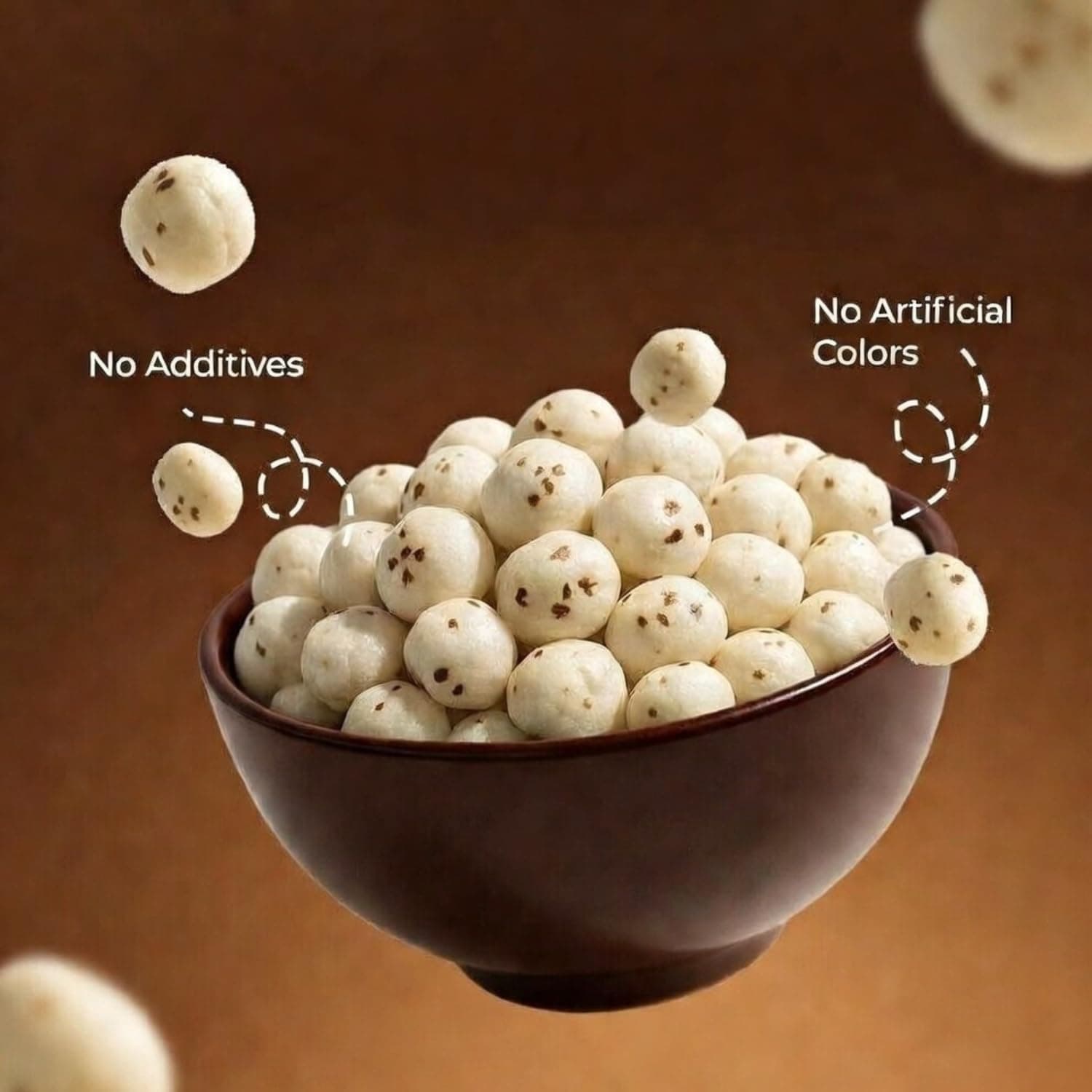 Mother harvest Prasadam Makhana | Crunchy Phool Makhana | Handpicked 4+ Sutta | Fox Nuts/Lotus Seeds | Gorgon Nut | Healthy Diet Immunity Booster Snacks | Rich in Calcium & Maintains Weight | 200gm — image 5