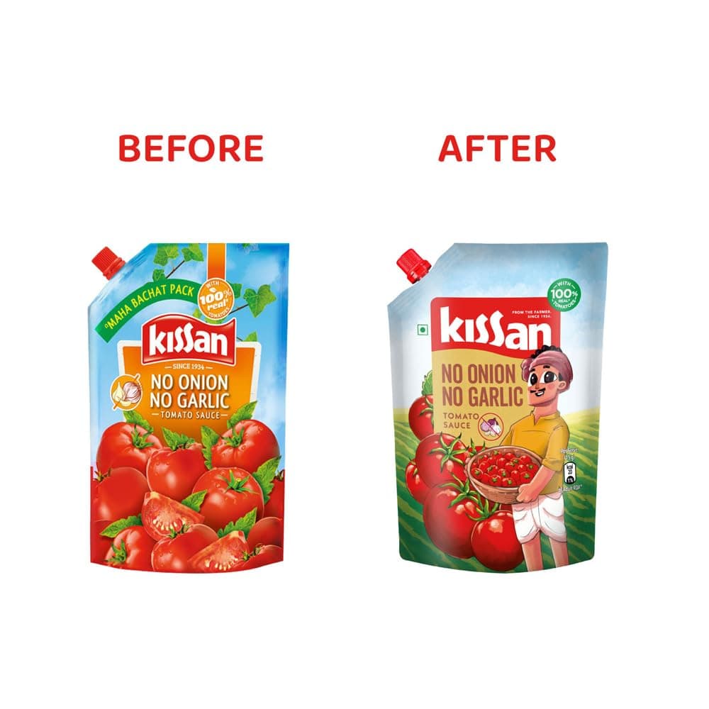 Kissan No-Onion No-Garlic Tomato Sauce, 850g / 900g / 950g (Weight May Vary) — image 7