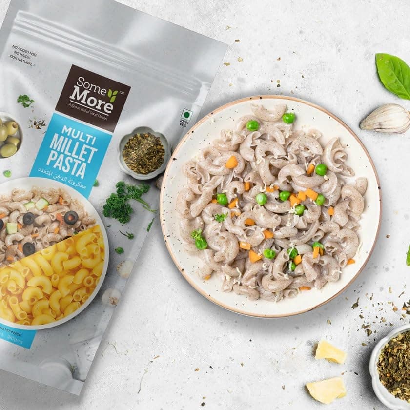 SOME MORE Multimillet Pasta 180g | Healthy Grain Instant Cooking Pasta | Quick Meal Option | Traditional Millet Food | Easy Cook Serve Pack | Kitchen Style Snack Box — image 4