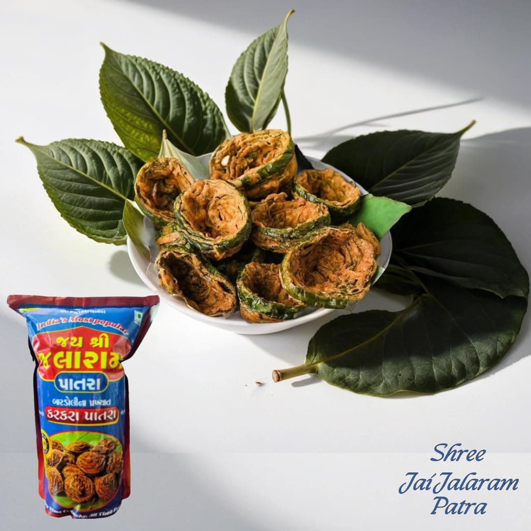 JAY SHREE JALARAM PATRA Jalaram Bardoli Dry Patra|Authentic Gujarati Snack|Crispy Gujarati Snack|250G|Vegetarian || Without Garlic(250 Gm,Jain) — image 4