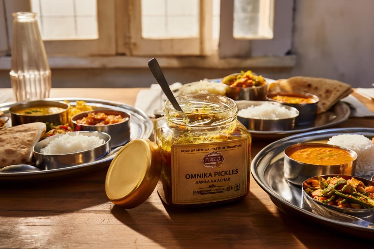 Amla Ka Achaar, Traditional Homemade Amla Pickle from Bihar, Authentic Taste, No Onion No Garlic (250 gm) — image 5