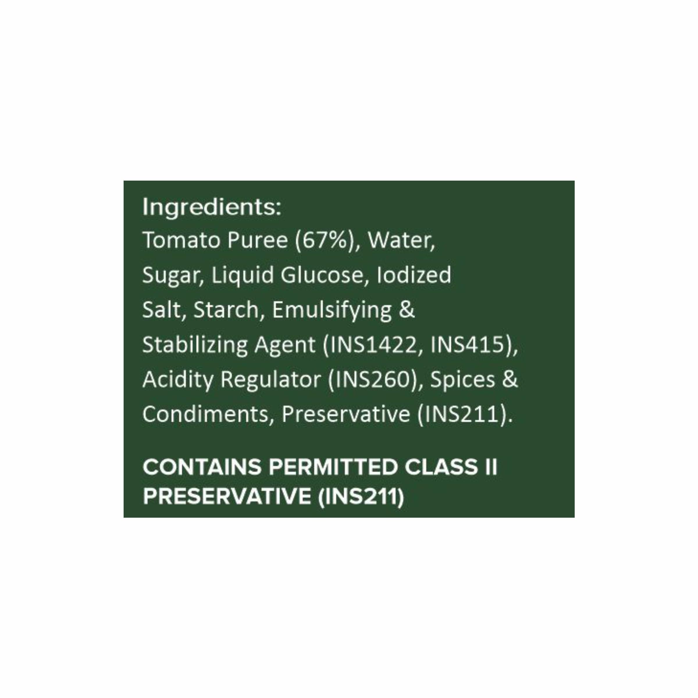 Surabhi -Tomato Ketchup No Onion No Garlic (NONG) - 400 g (Pack of 3) — image 3