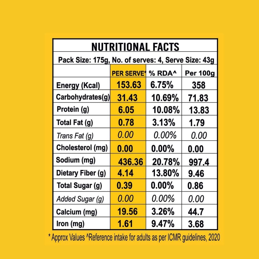 Naturally Yours Khapli Atta Whole Wheat Instant Noodles 175g | 24g Protein | High Protein & Fiber | 100% Maida-Free | Healthy Meal | Non-Fried | No Onion No Garlic Jain-Friendly | Pack of 1 — image 2