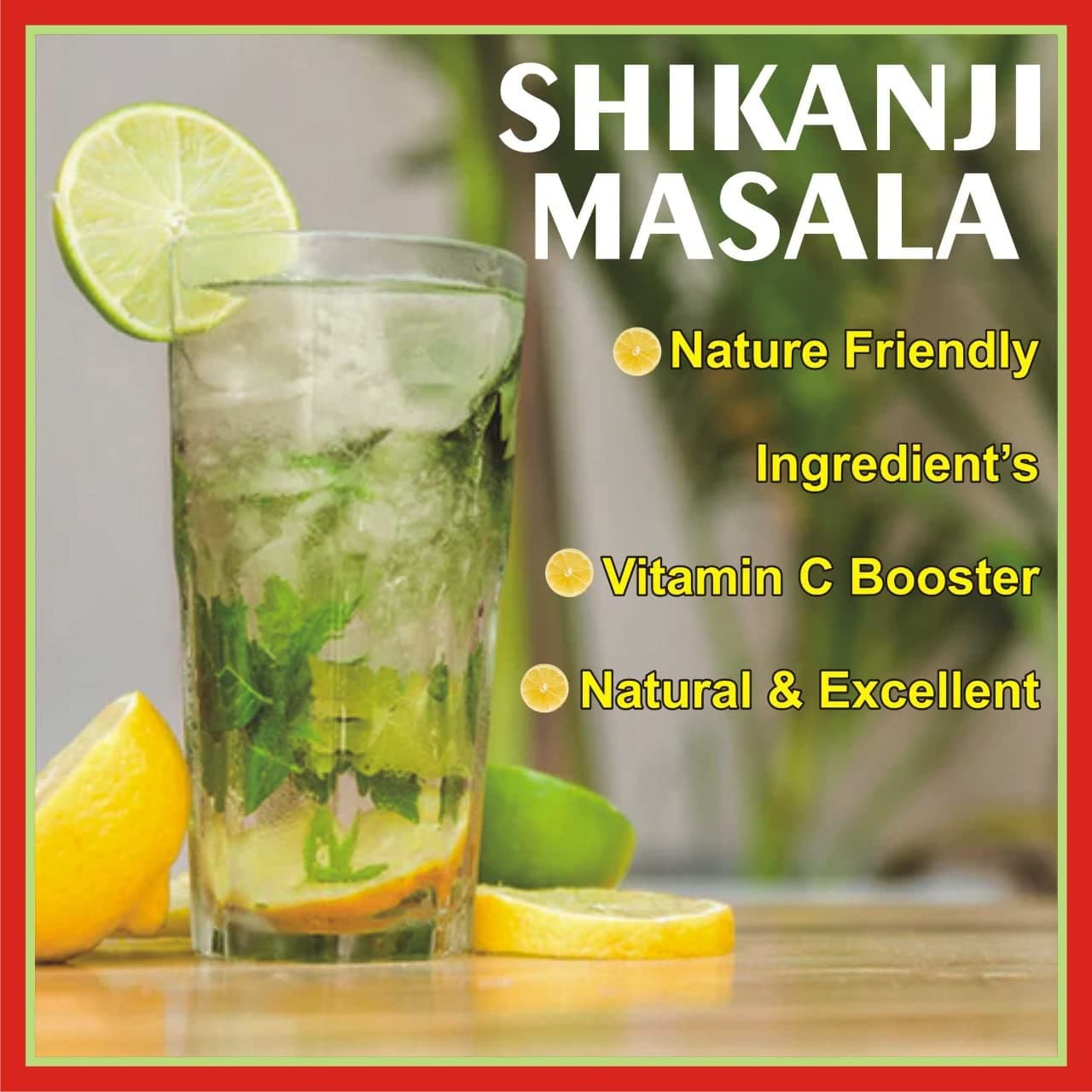 J Organics Shikanji Masala Powder | Delicious Shikanji Masala - Pack of 100 Grams — image 3