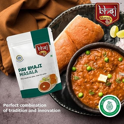 Bhoj Masale Pav Bhaji Masala Powder 200GM | Delicious & Aromatic Pav Bhaji | Premium Spices Blend | Zero Additives & Preservatives. No Colour, No Preservatives, No Onion & No Garlic (Jain Masala) — image 6