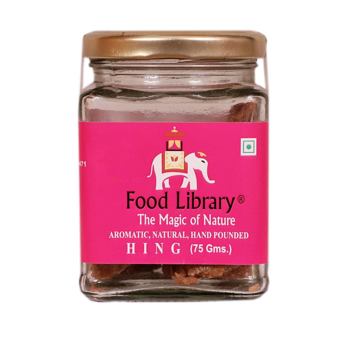 Food Library The Magic Of Nature Premium Compounded Hing | Heeng | Asafoetida – 75g Jar – Authentic Taste | Aroma & Pure Flavor | Organic Pure Kadak Heeng | Gluten-Free & No Additives | No Preservatives or Artificial Colors .