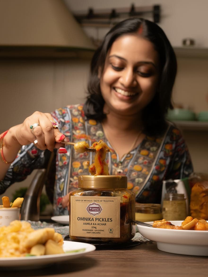 Amla Ka Achaar, Traditional Homemade Amla Pickle from Bihar, Authentic Taste, No Onion No Garlic (250 gm) — image 6