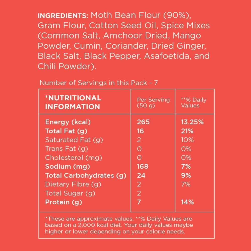 Open Secret Namkeen | 175g | Bhujia, Namkeen Snacks, Bhujia Sev, Healthy Snacks, Unjunked, Baked Not Fried, No Palm Oil, Zero Trans Fat, No Cholesterol (Pack of 1) — image 2
