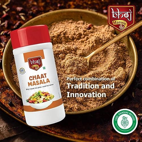 Bhoj Masale Chaat Masala Powder 450GM | Blended Spices Used in Saute Veggies, Fruit Salads, Snacks, Curries, Buttermilk, Sharbats, Fruit Juice. No colour, no preservatives, no onion & no garlic ( Jain Masala ) — image 7