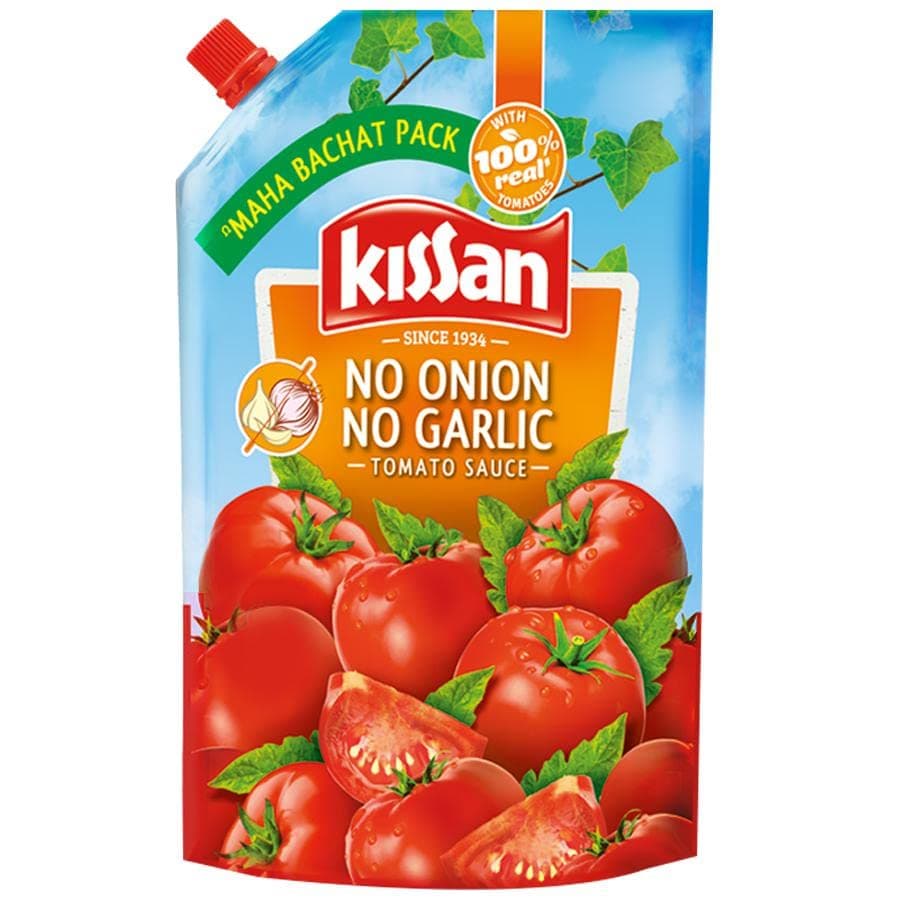 KISSAN NO-ONION NO-GARLIC TOMATO SAUCE 450G