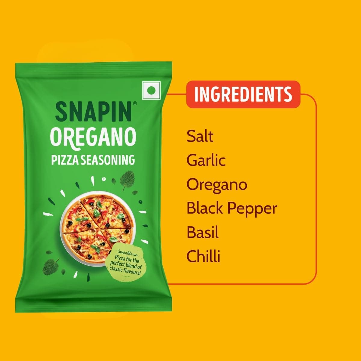 SNAPIN Oregano Pizza Seasoning Institutional Pouch, 500 gm | Multipurpose Italian Seasoning | Oregano Seasoning for Pizza, Pasta, Garlic Bread, Soups & Italian Food | Ready to use big pouch — image 5