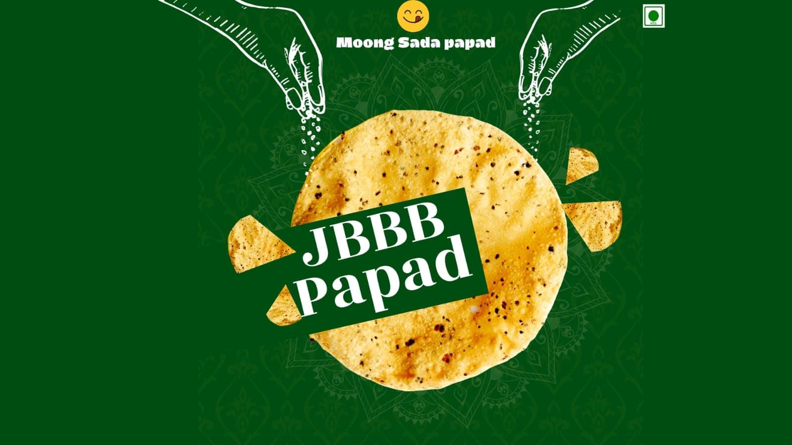JBBB Moong Papad Plain 400g Pack | Homemade Crispy Tasty Moong Daal Papad with Traditional Indian Spices | Crispy Indian Snacks Easy Digestive Rajasthani Snack for Lunch, Dinner & Daily Eating — image 8