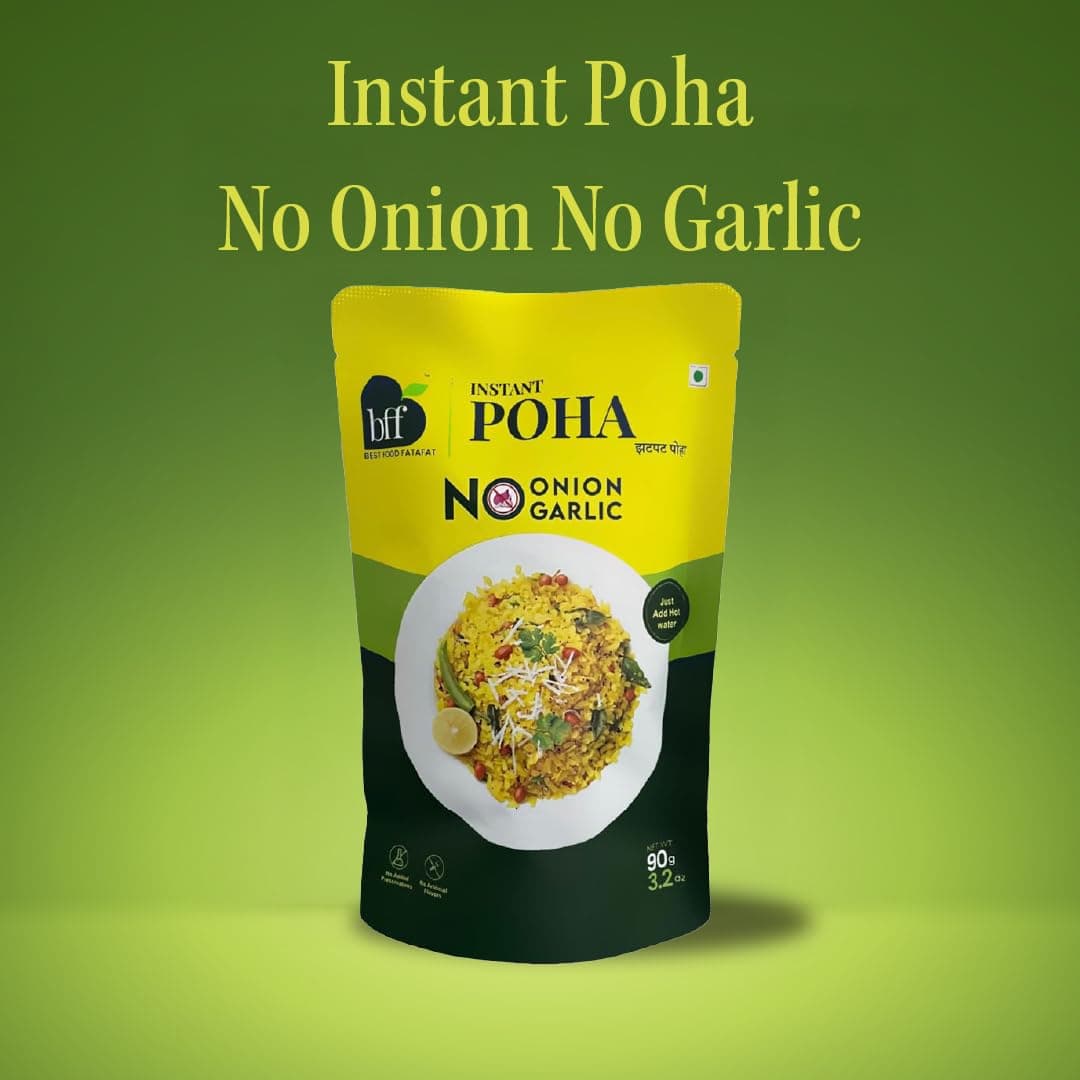 Instant Poha - Pack of 2 (90g Each) | Indian Breakfast Mix | Just Add Hot Water | No Added Preservatives | No Onion, No Garlic | Simple & Easy Meal Solution — image 4