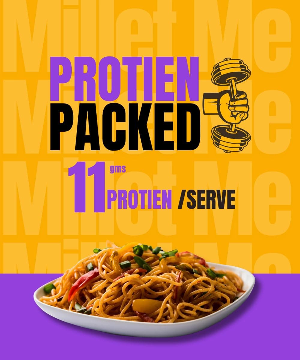 Millet Me by Kuizeens Bajra - 220g | Pearl Millet | Diabetic Friendly |Gluten-Free Noodles | High Fiber & Protein | Vegan & Diabetic-Friendly | Heart Healthy | Traditional Pearl Millet Noodles for Wholesome Meals | Jain | No Onion & Garlic — image 5