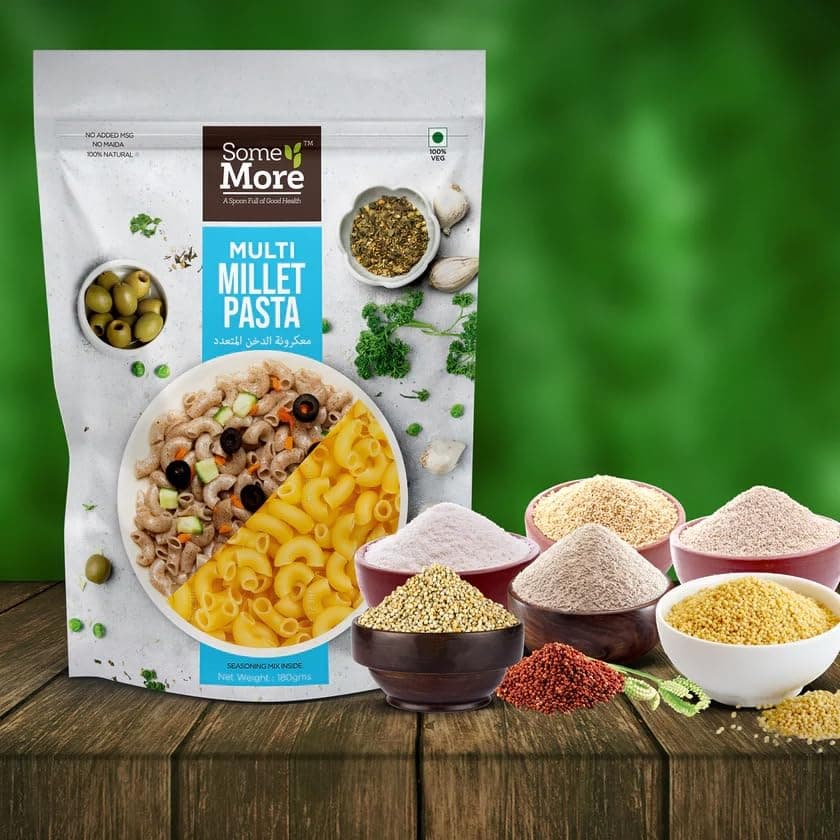 SOME MORE Multimillet Pasta 180g | Healthy Grain Instant Cooking Pasta | Quick Meal Option | Traditional Millet Food | Easy Cook Serve Pack | Kitchen Style Snack Box — image 6