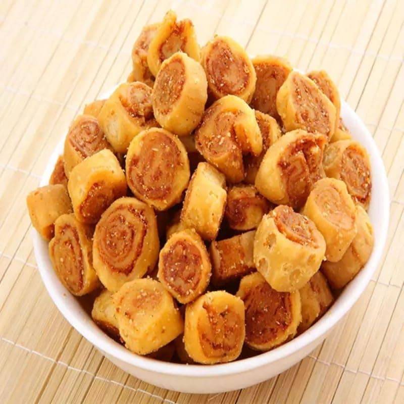 THAR NUTS ORGANIC Gujarati Mini Bhakarwadi 100gm | Big & Crunchy Traditional Snack | Authentic Indian Namkeen Nashta | Spicy Munching Snack — image 5
