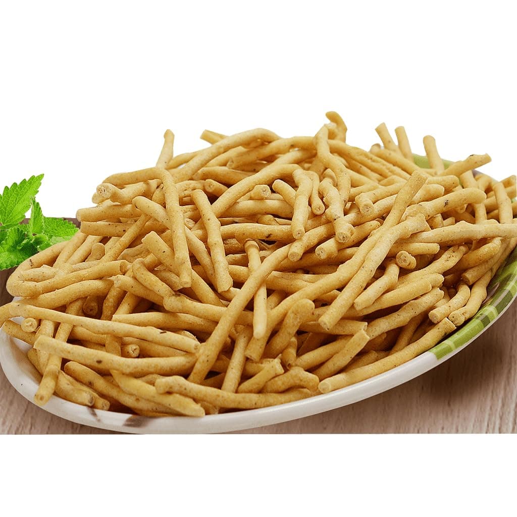 JAIN Bikaneri Mota Bhujia (Khokha Bhujia), Size - 500g, Asli Bikaneri, Handmade, No Palm Oil — image 3