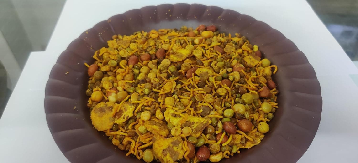 Jainam Food Mix Bean Namkeen (250g)) | Ready to Eat Healhty Snack | Famous Gujarati Namkeen Mix Snack — image 4