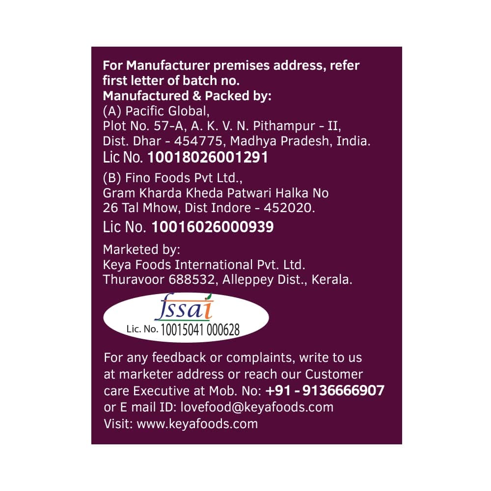 Keya Fusilli Pasta 1kg, 100% Durum Wheat Pasta | Vegetarian | No MSG | Low in Calories | No Trans Fats | Healthy | Cooked in 10 Minutes — image 6