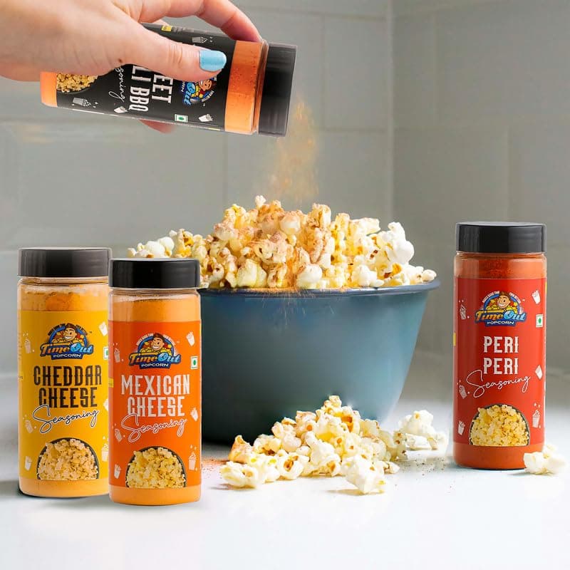 Time Out Popcorn Jain Cheddar Cheese Seasoning, Multi-Purpose Powder, Popcorn and Snacks Flavoring,Pack of 2, 100g Each — image 7