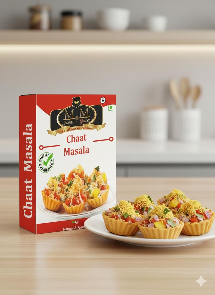 M M Chaat Masala powder, No Onion - No Garlic, Jain Special Masala, 100 gm (Pack of1). — image 4