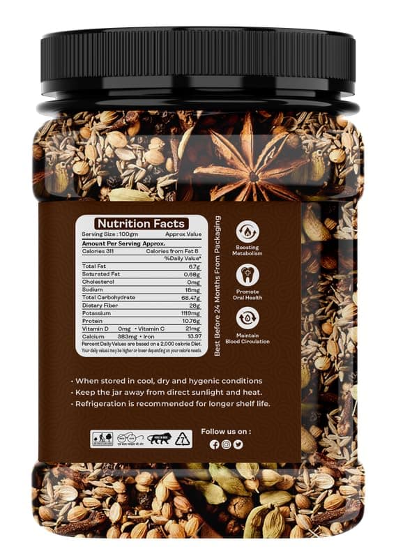 THE GOOD GOODS Garam Masala Whole | Premium Whole Spices Mix | Authentic Indian Garam Masala for Cooking | Sabut Khada Masala | Sabut Cinnamon | Rich Aroma & Flavour | Khada Masala (200gm) — image 2