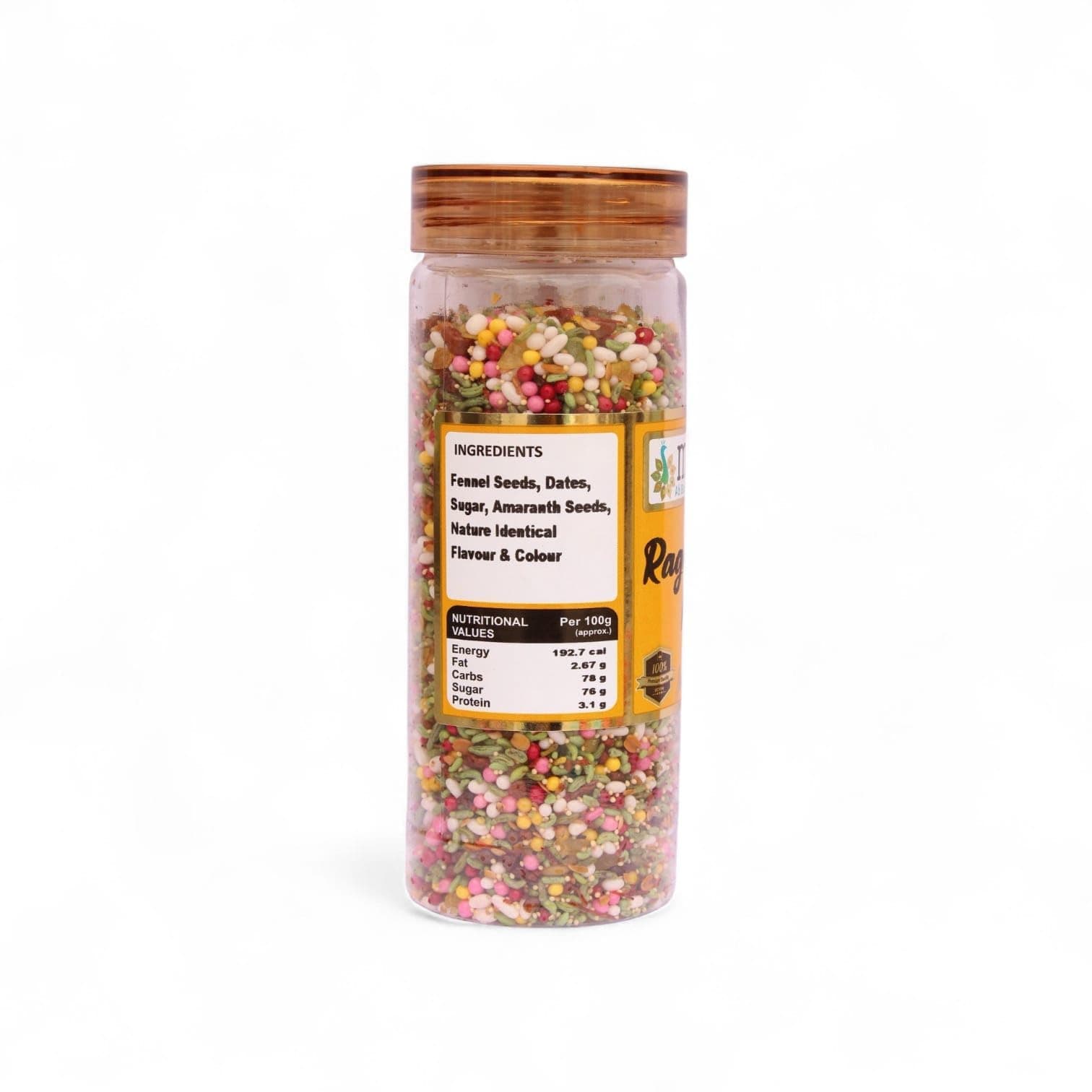 Morpa Raghuverr Mix Mouth Freshener Jain Special Mukhwas with Fennel Seeds Sugar Coated Saunf and Aromatic Spices Refreshing After Meal Digestive 200g — image 3