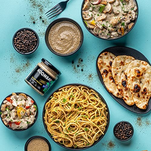 BOOMBAY Black Pepper Vegan Mayo 190g | Nothing Artificial | No Bad Oils | No Refined Sugars | Plant Based | No Onion or Garlic | Use as a Curry Paste, Pasta Sauce, Spread on Bread — image 7