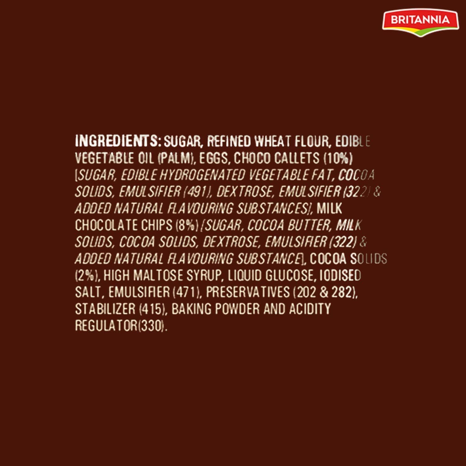 Britannia Cakes Chocolate Brownie Pouch, 40 g — image 3