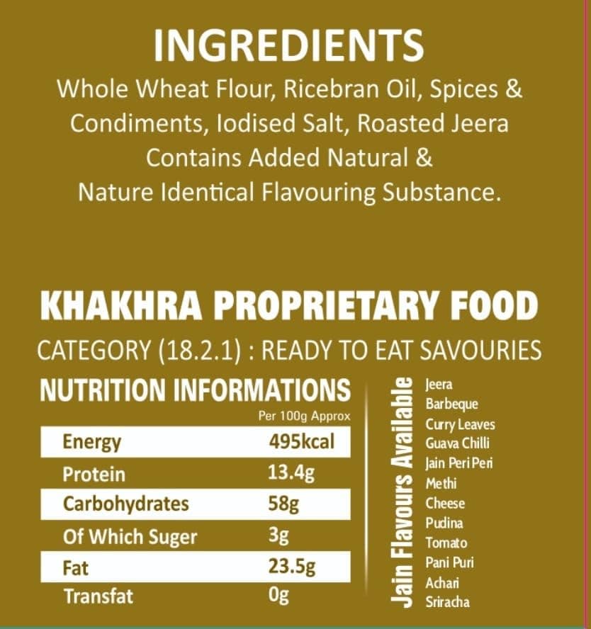 Rosto Just Jeera Mini Coin Khakhra, Roasted, No Palm Oil, No Artificial Colour, Premium Healthy Snack, Tea time snack 200 g (Pack of 2) total 400g — image 2