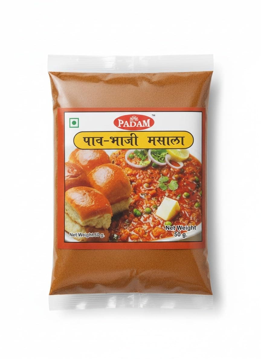 Padam Pav Bhaji Masala, No Onion No Garlic, Pack of 50gX3 — image 2