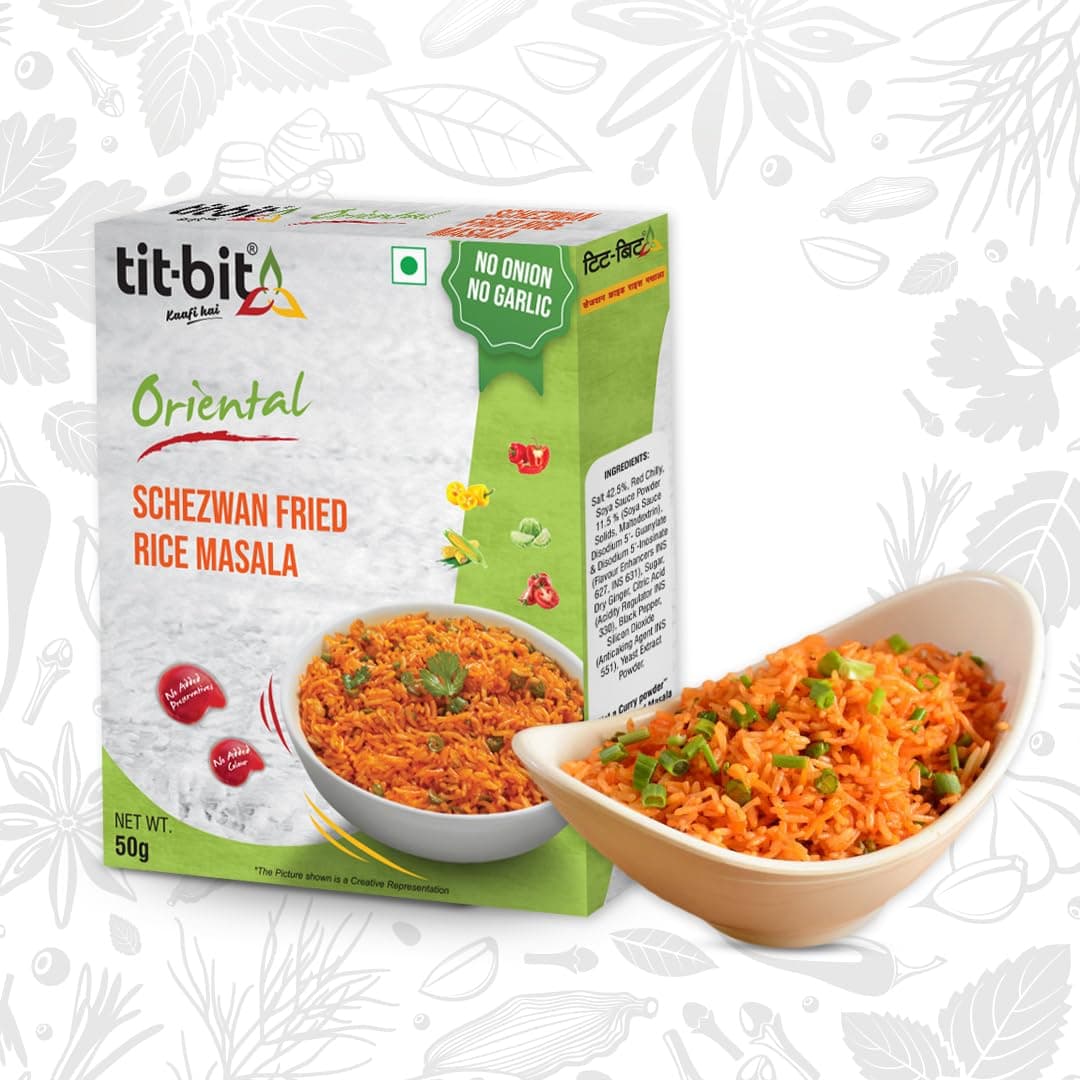 Tit-Bit Oriental - No Onion No Garlic Chinese Masala's Easy to Cook (Jumbo Combo),8 Count — image 6