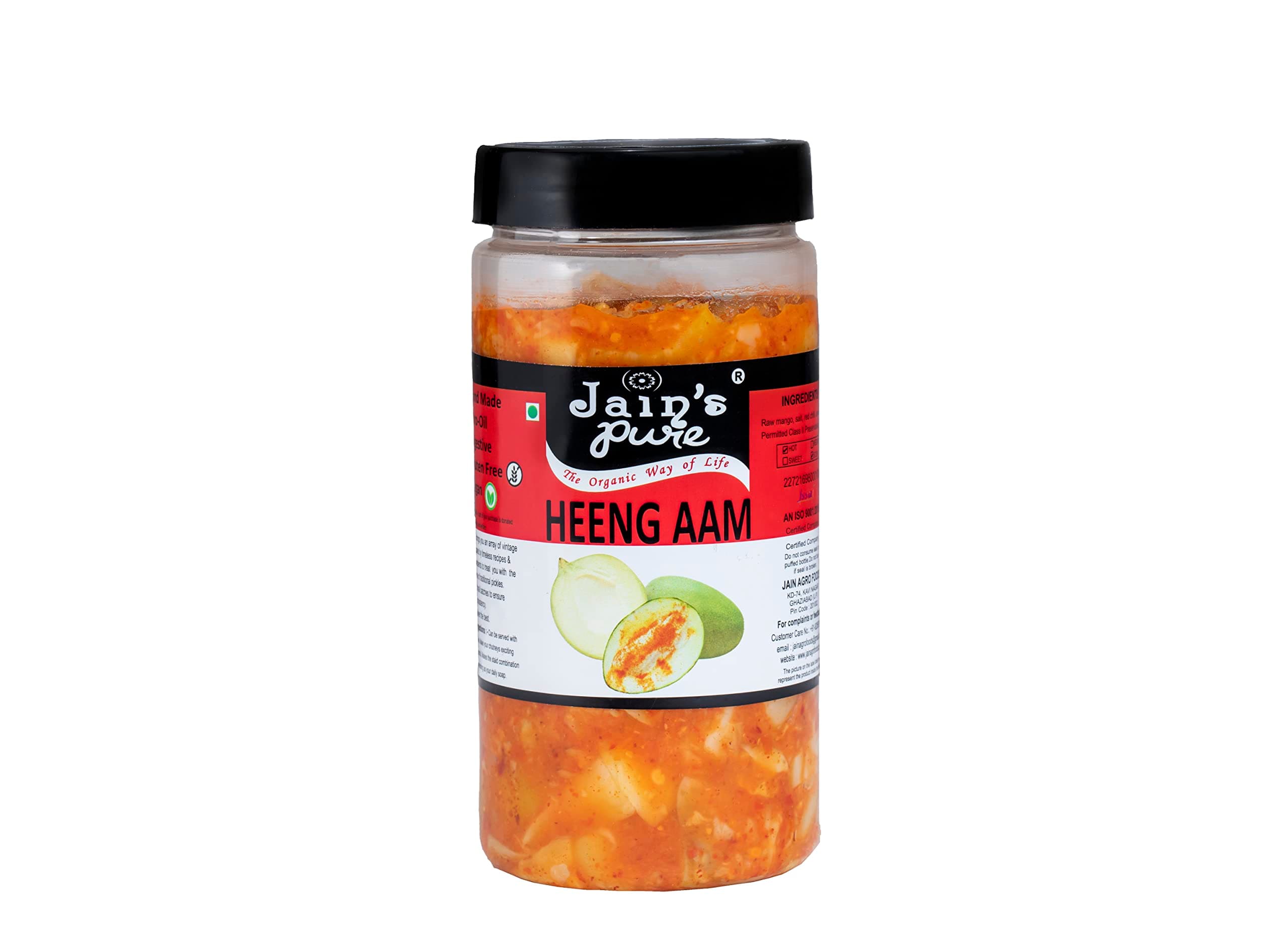 JAIN'S PURE HEENG AAM ACHAR/MIRCHAULI (1 KG) — image 2