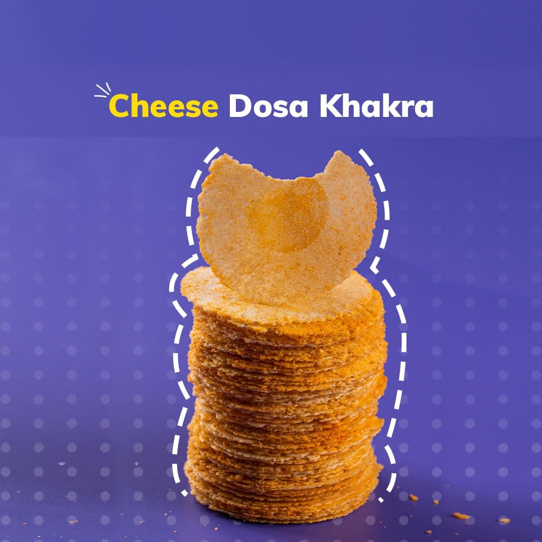 Snackible MU(N) CH BETTER Better Cheese Dosa Khakra-50 G (Pack Of 4) — image 4