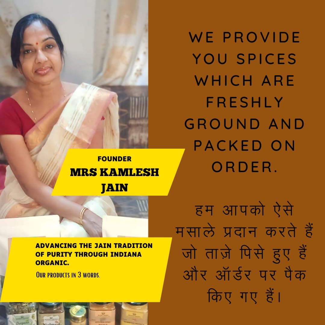 Indiana Organic Sandwich Masala Powder - 150 Gram, Freshly Ground Packed on Order | No Onion & Garlic. — image 5