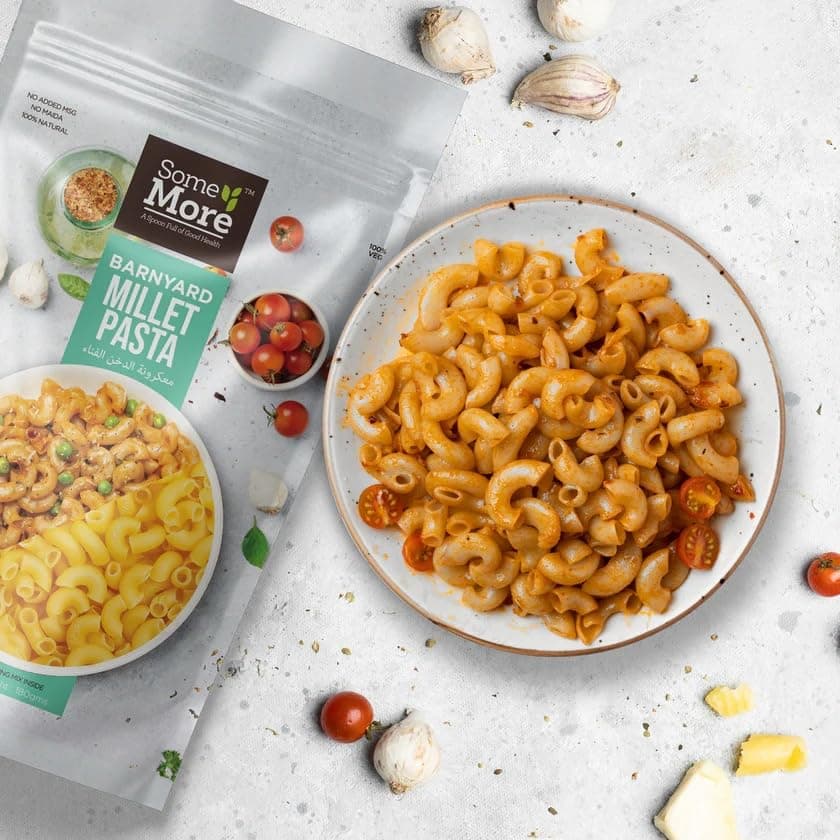 SOME MORE Barnyard Millet Pasta 180g | Healthy Grain Instant Cooking Pasta | Quick Meal Option | Traditional Millet Food | Easy Cook Serve Pack | Kitchen Style Snack Box — image 3