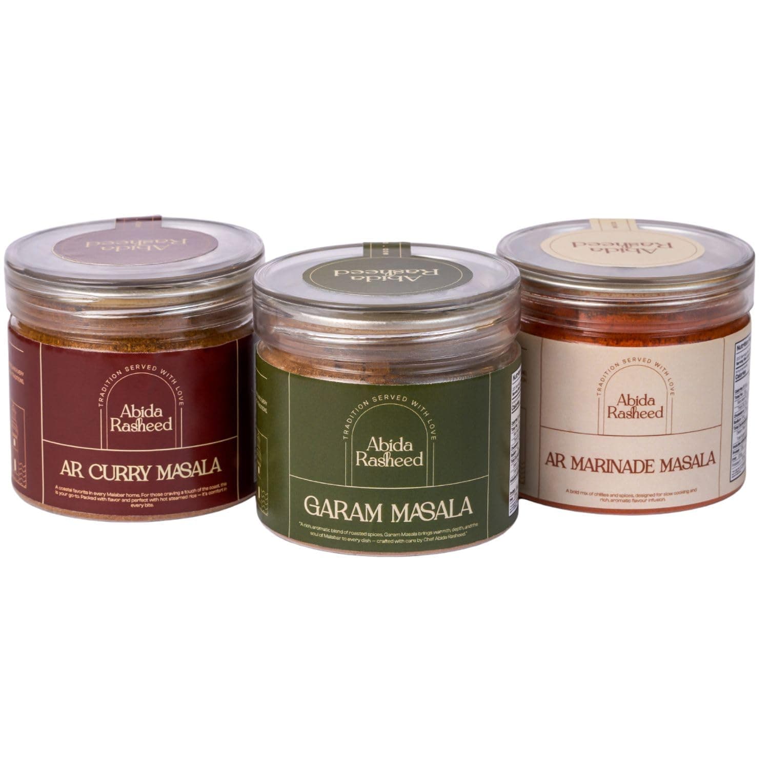Homemade Curry Masala (70 G), Marinade Masala (70 G) Garam Masala (50 G) Combo by Chef Abida Rasheed Kerala Traditional Style Preservative Free — image 2