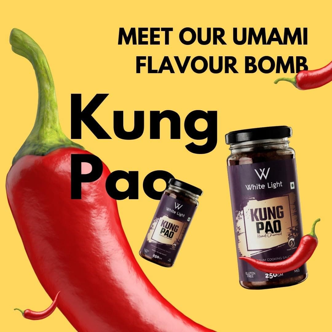 White Light Food Jain Black Bean Sauce and Jain Kung Pao Sauce l Vegan and Natural Ingredients l Ready to Eat Healthy Food (Combo Pack of 2, 250g Each) — image 3