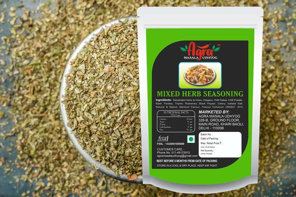 Agra Masala Udhyog Mixed Herb Seasoning 250g Pouch — image 2