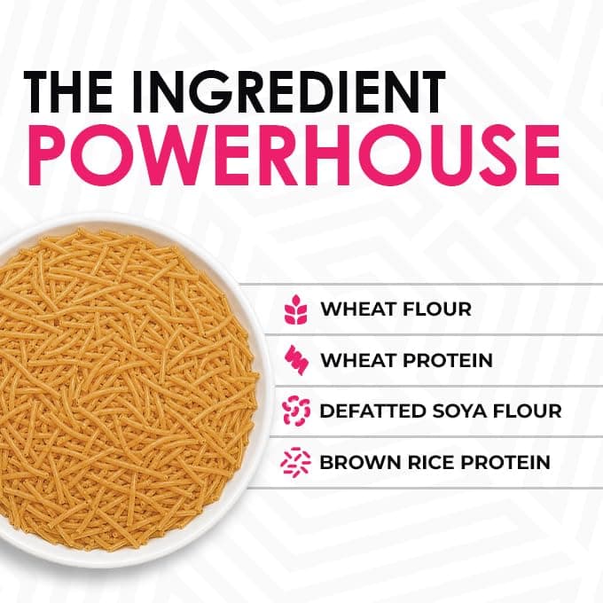 The Lean Co.® High Protein Vermicelli 300 g | 50% Protein, 2% Fat | Low Carb | Plant Based Vegan | Multigrain No Maida | Protein Rich(25 gm per serving) | No Preservatives, Additives or Colours — image 5