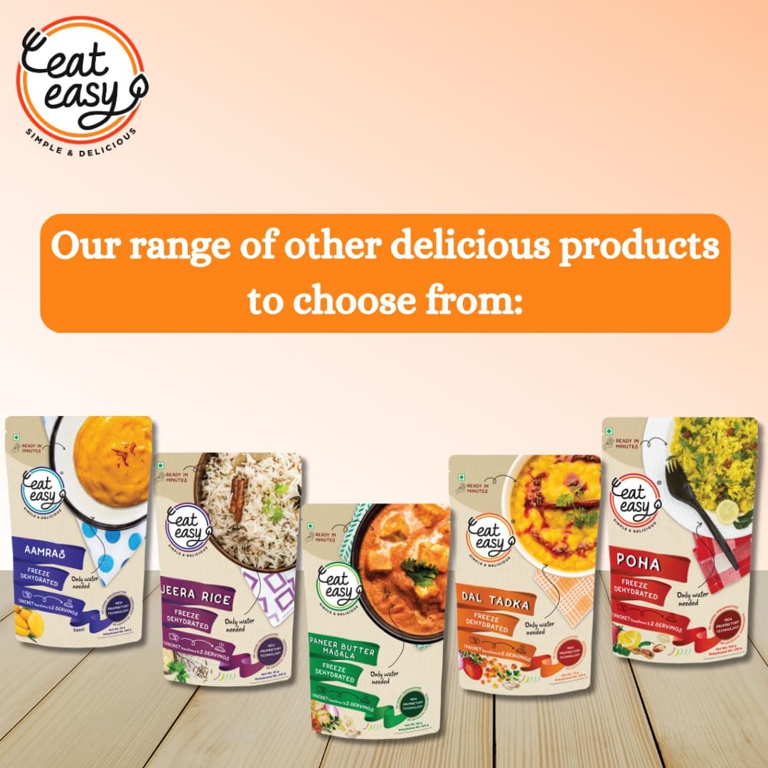 Eat Easy Jain Fried Rice – 95g | No Garlic No Onion Ready to Eat & Cook | Freeze Dehydrated Instant Rice | 100% Veg | No Preservatives | Just Add Water — image 6