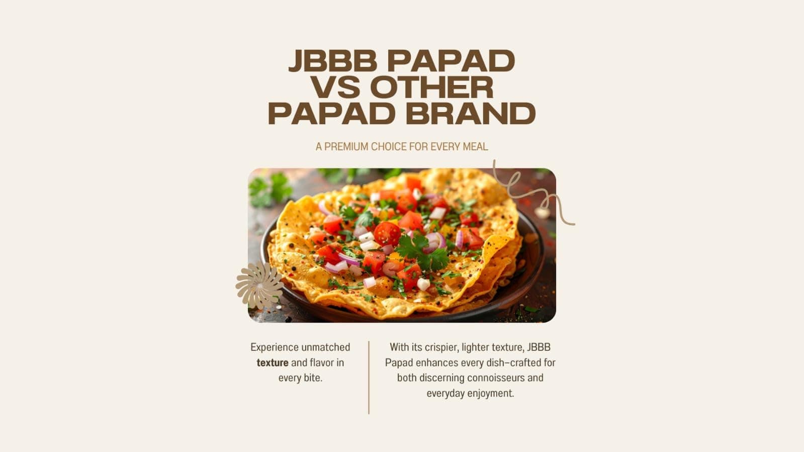 JBBB Moong Papad Plain 400g Pack | Homemade Crispy Tasty Moong Daal Papad with Traditional Indian Spices | Crispy Indian Snacks Easy Digestive Rajasthani Snack for Lunch, Dinner & Daily Eating — image 6