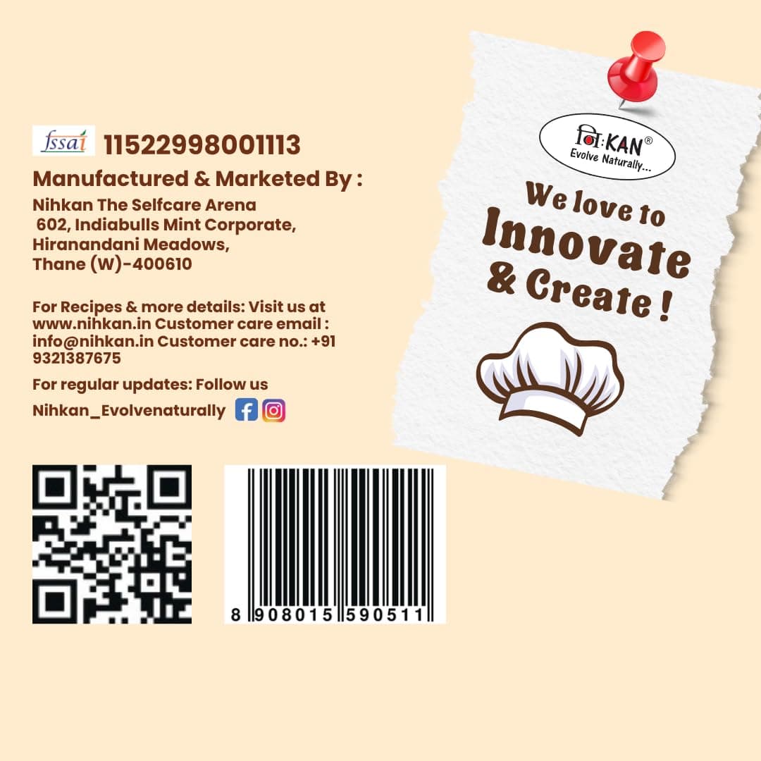 NIHKAN Jowar Millet Crackers - Gluten free | No Maida | High protein | High Fibre - Handmade & baked chai time guilt free snacks - Healthy Millet Snack - No Preservatives & No Baking soda - 100g each (Jowar Peri-Peri Flavour) — image 9