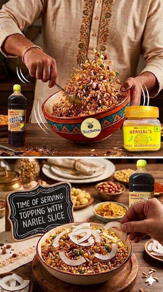 Beej Tattva Kolkata Jhal Muri Masala |No Onion| No Garlic|JarPacking | 50 Grams | For Healthy Cooking | All Seasonings Spices | Pure & Hygiene | Spice Mix | Authentic Taste | Premium Masala — image 4