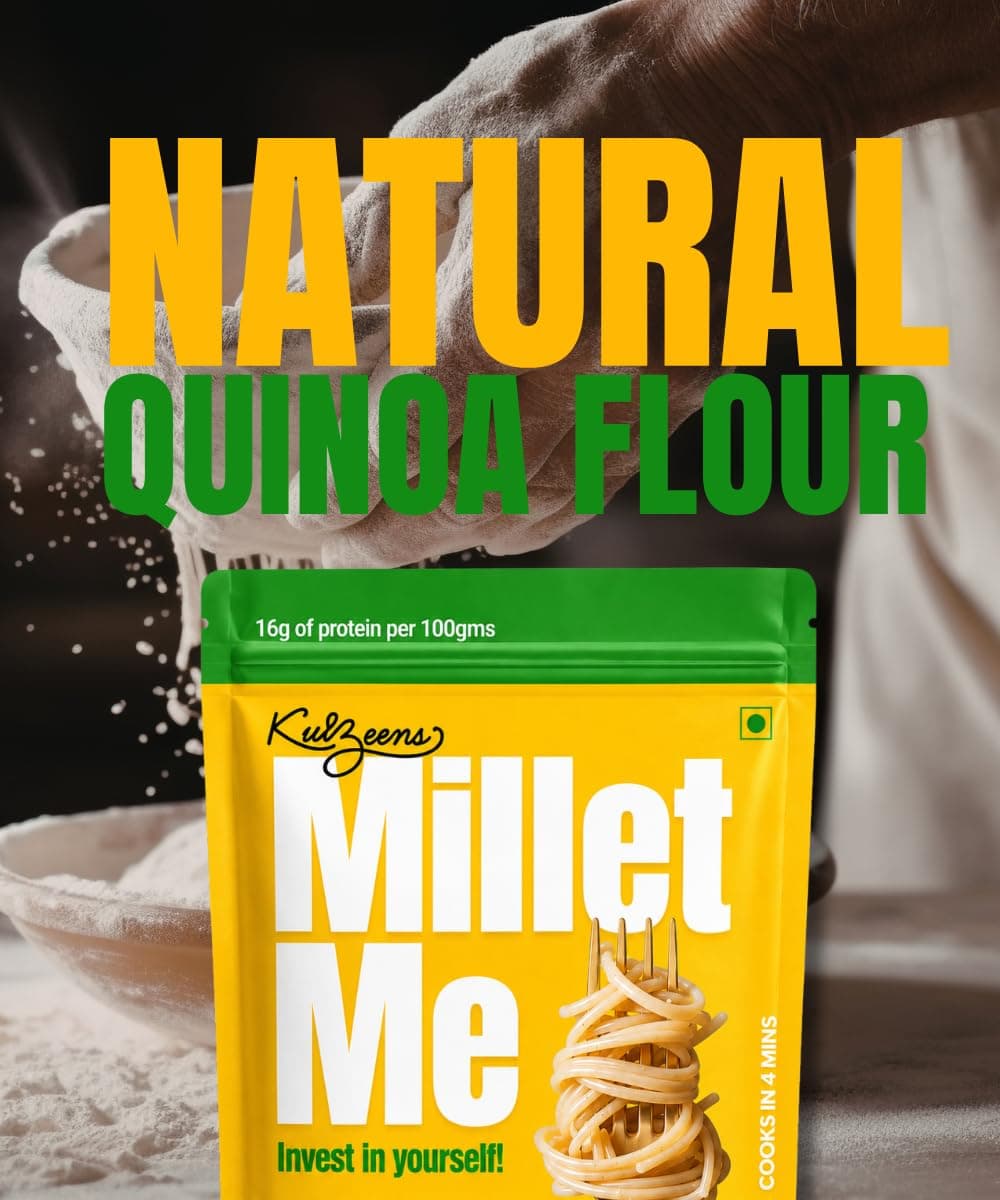 Millet Me by Kuizeens Gluten-Free Quinoa Noodles - 110g | Protein & Fiber-Rich | Easy-to-Make | Rich in Nutrients | No MSG | No Preservatives| Jain | No Onion & Garlic — image 5
